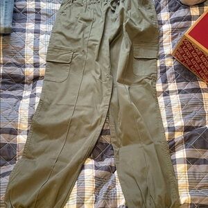 Olive Green Cargo Pants for Men